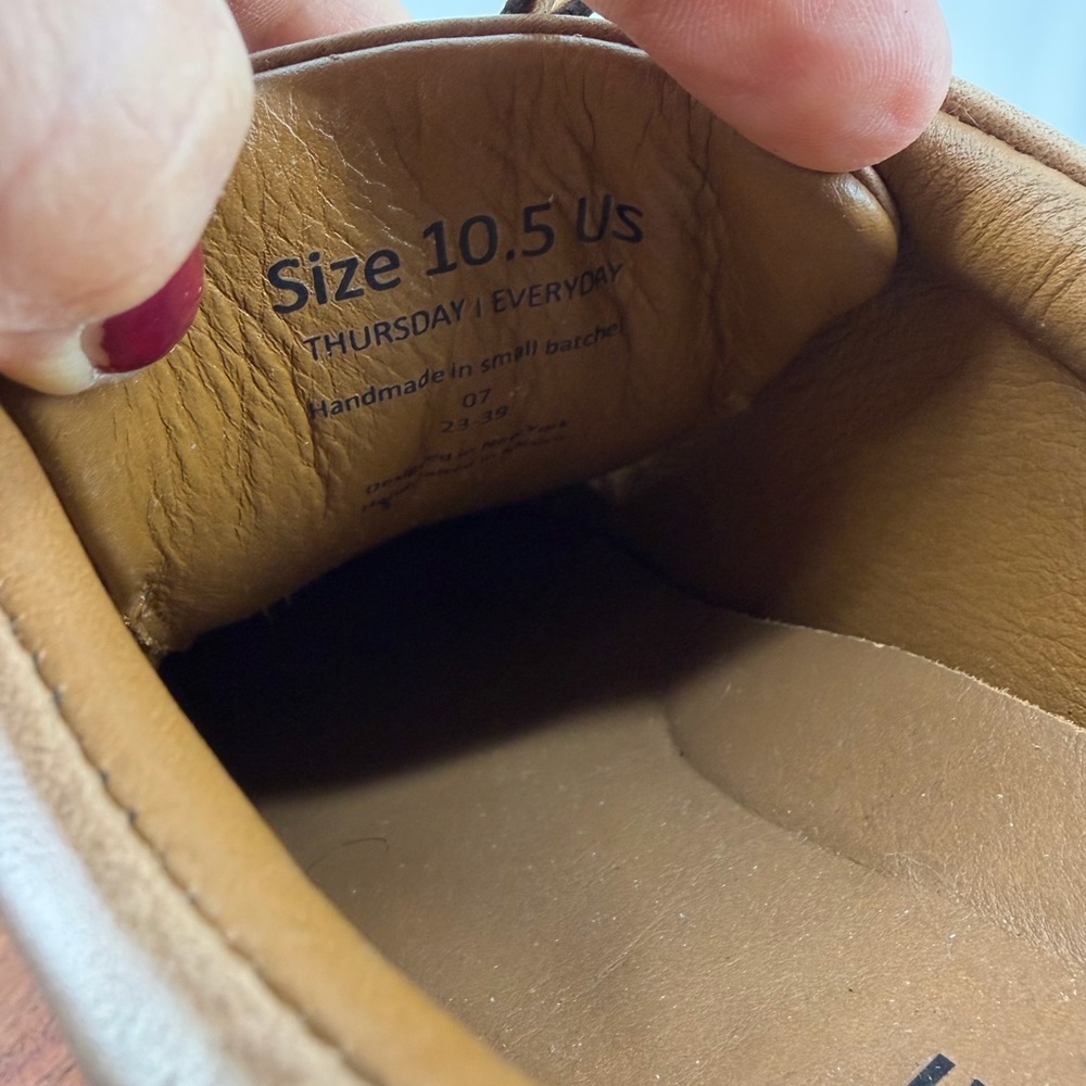 Thursday Boot Company Brown Leather Sneakers - Picture 4 of 7